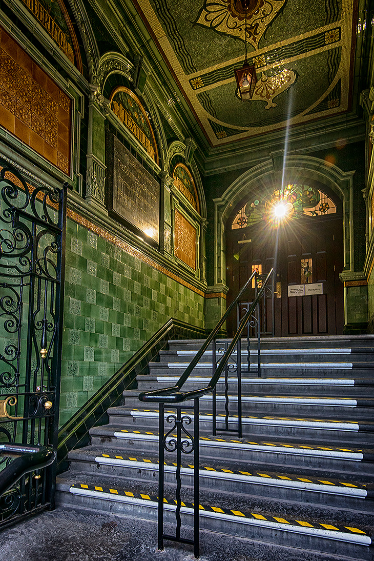 Wigan Town Hall Entrance